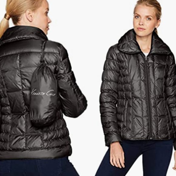 Kenneth Cole New York Jackets & Blazers - KENNETH COLE NY Quilted Duck Down Packable Puffer Coat